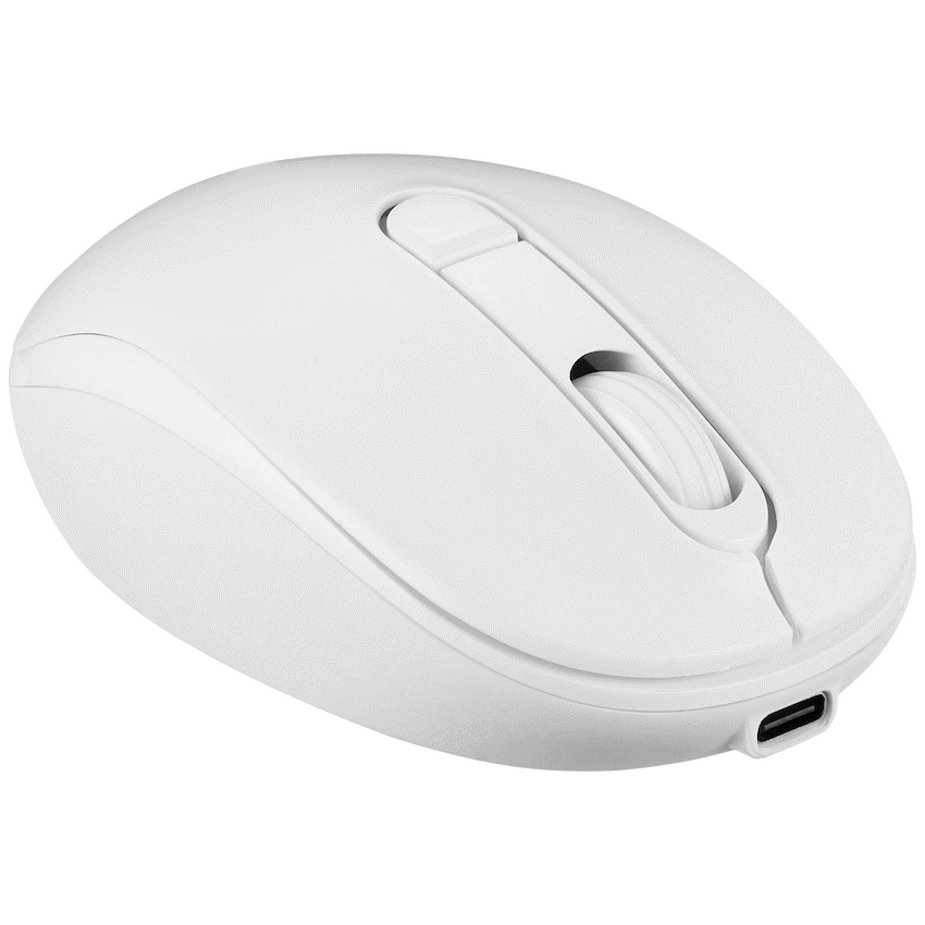 VolkanoX Garnet Bluetooth Wireless Keyboard and Mouse Combo - White - Image 4