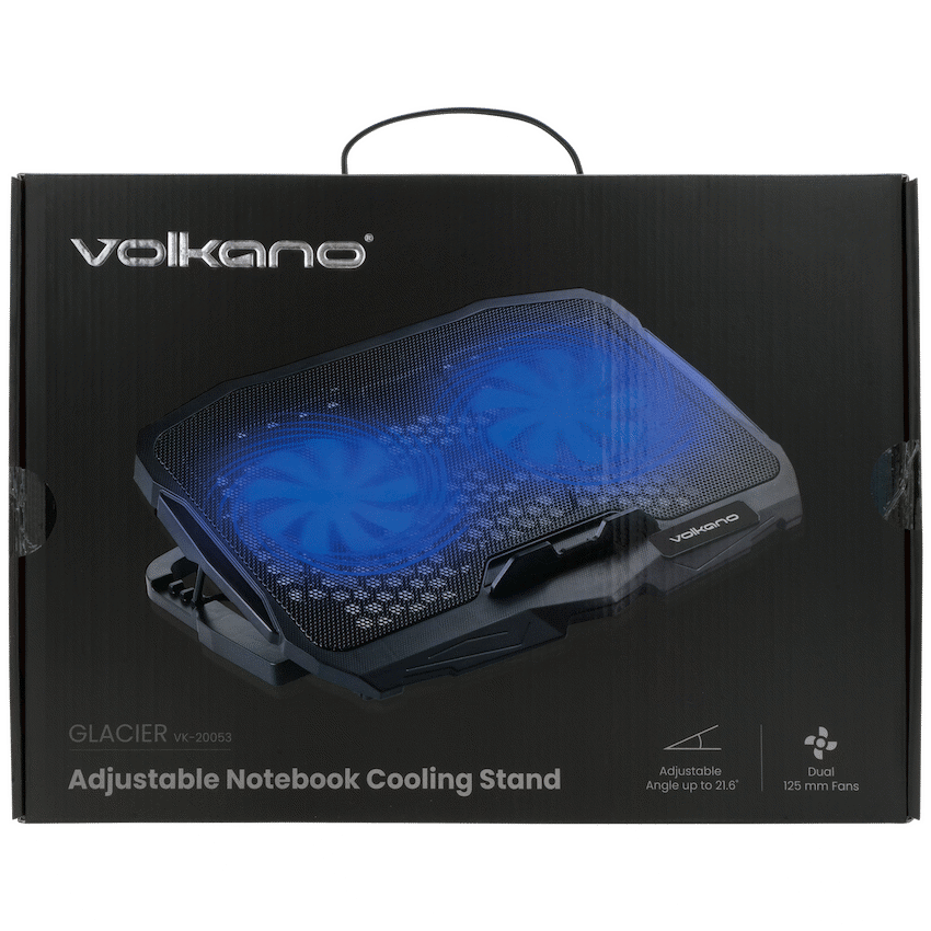 Volkano Glacier Series Upright Notebook Cooling Stand with Dual Fans - Image 33