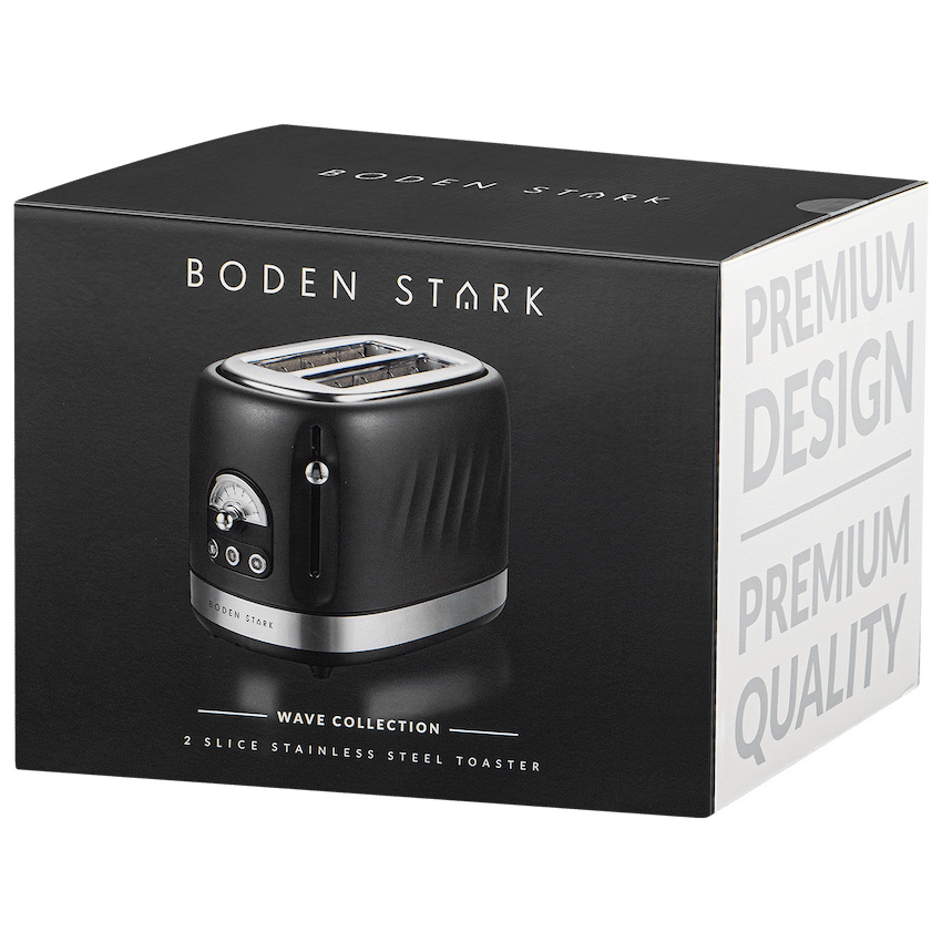 Boden Stark 2-Slice Stainless Steel Toaster - Image 4