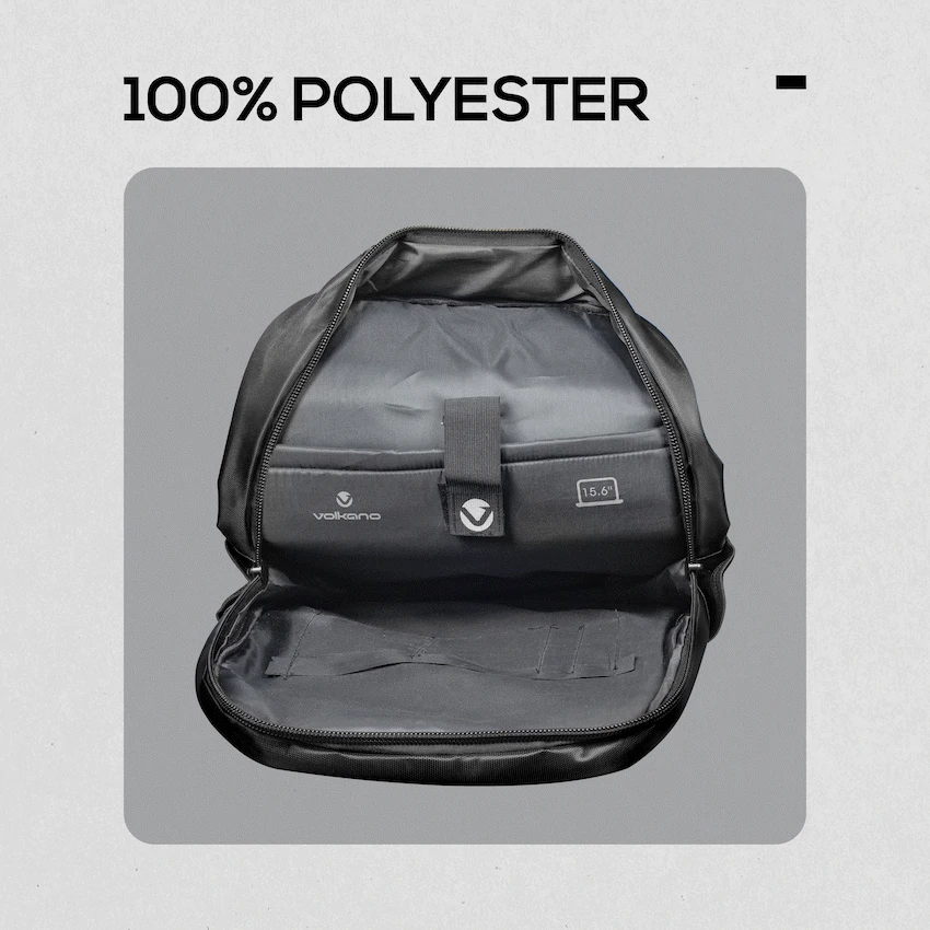 Volkano Spectre 15.6" Laptop Backpack - Black - Image 18