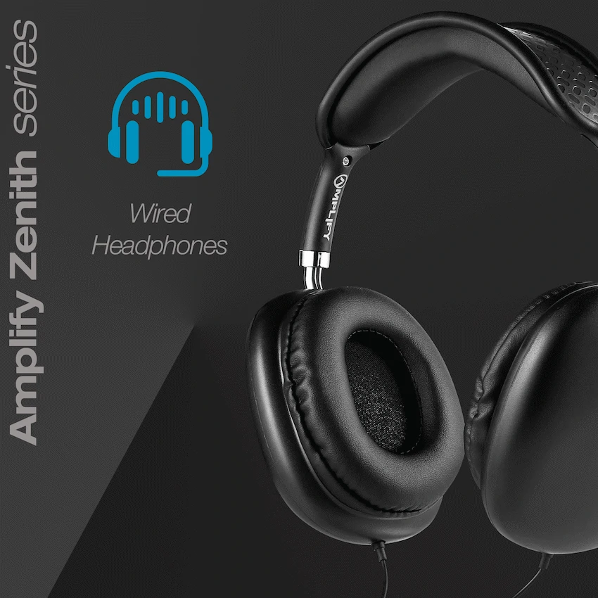 Amplify Zenith Series Aux Headphones - Black - Image 19
