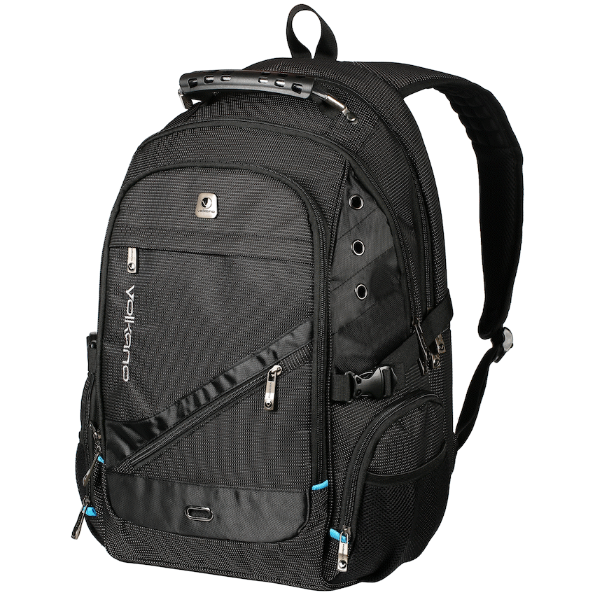 Volkano G-Unit Backpack - Black/Grey/Turquoise - Image 5