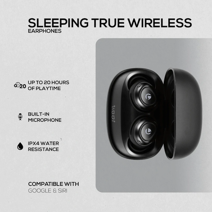 Volkano Aspen True Wireless Earphones - Black - Image 9