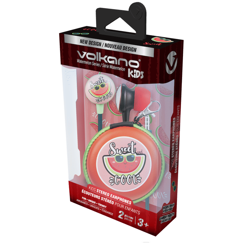 Volkano Kiddies Series Earphones with Keychain - Watermelon2 - Image 5