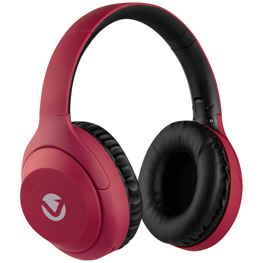 Volkano Cosmic 2 Series Bluetooth Headphones - Red - Image 7