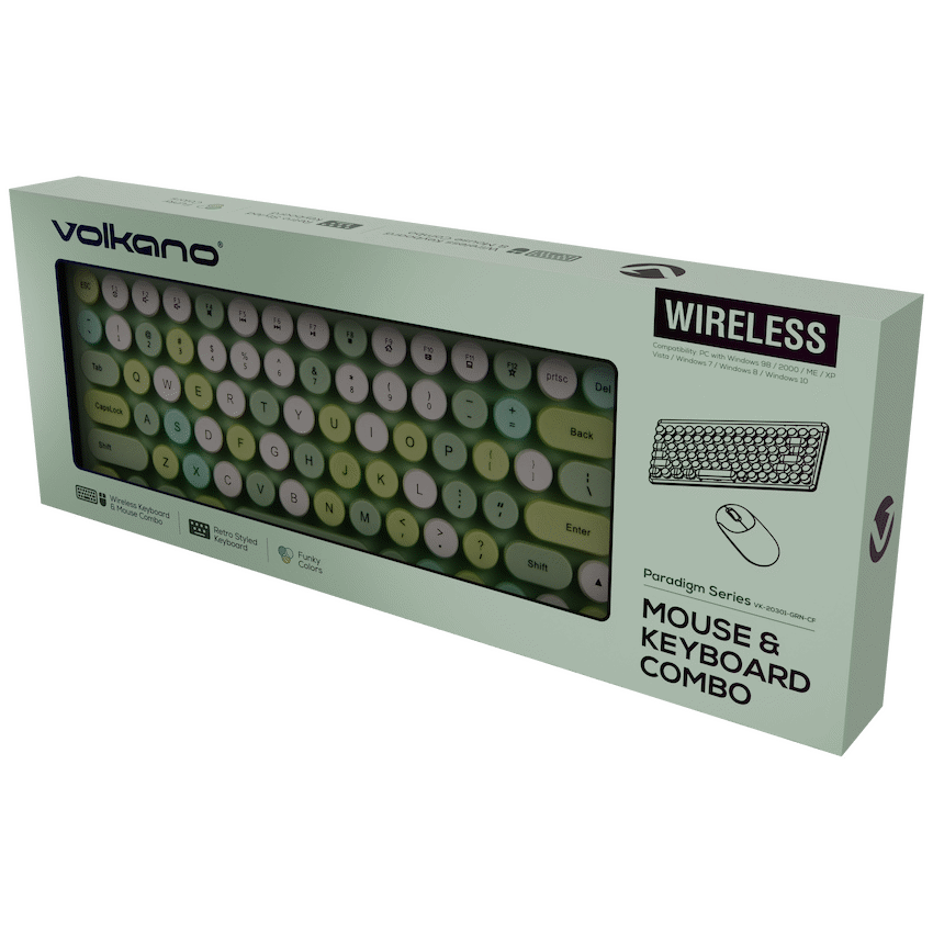 Volkano Paradigm Series Mouse and Keyboard combo - Mint - Image 7