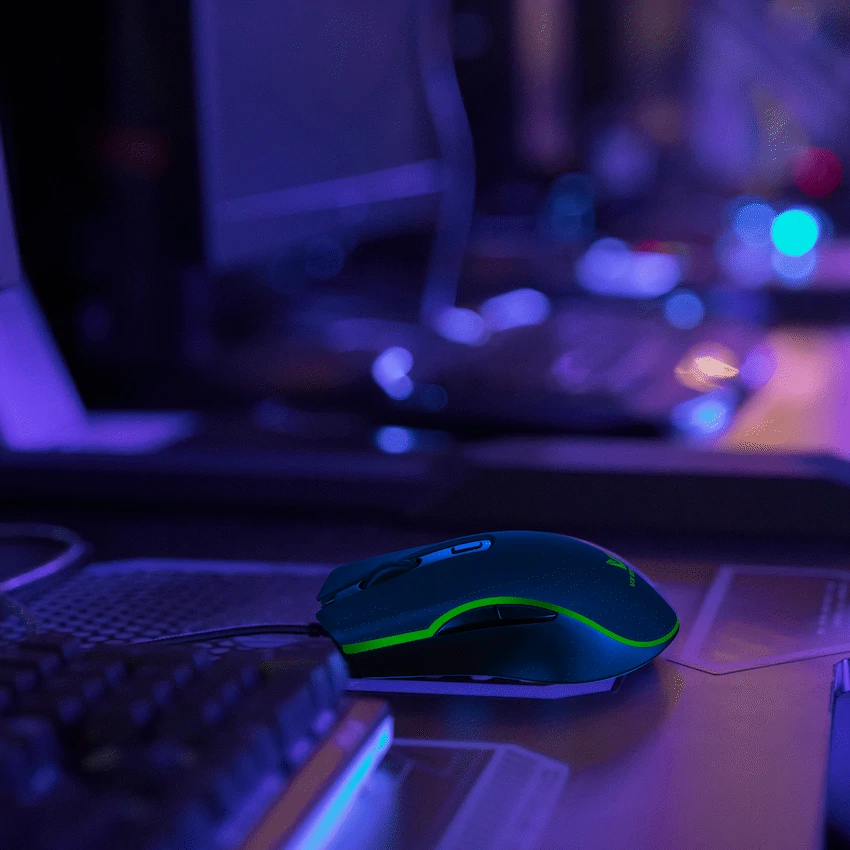 VX Gaming Hypnos Series Gaming Mouse with Rainbow Lighting - Image 3