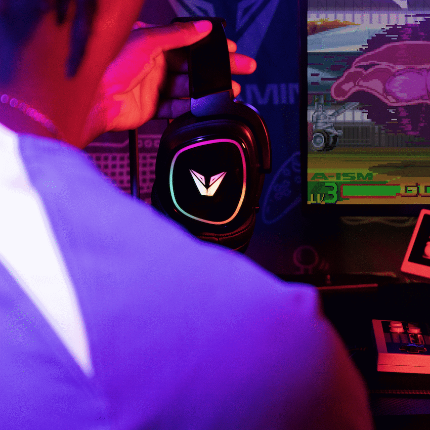 VX Gaming Stealth Series Wireless Gaming Headset - RGB - Image 10