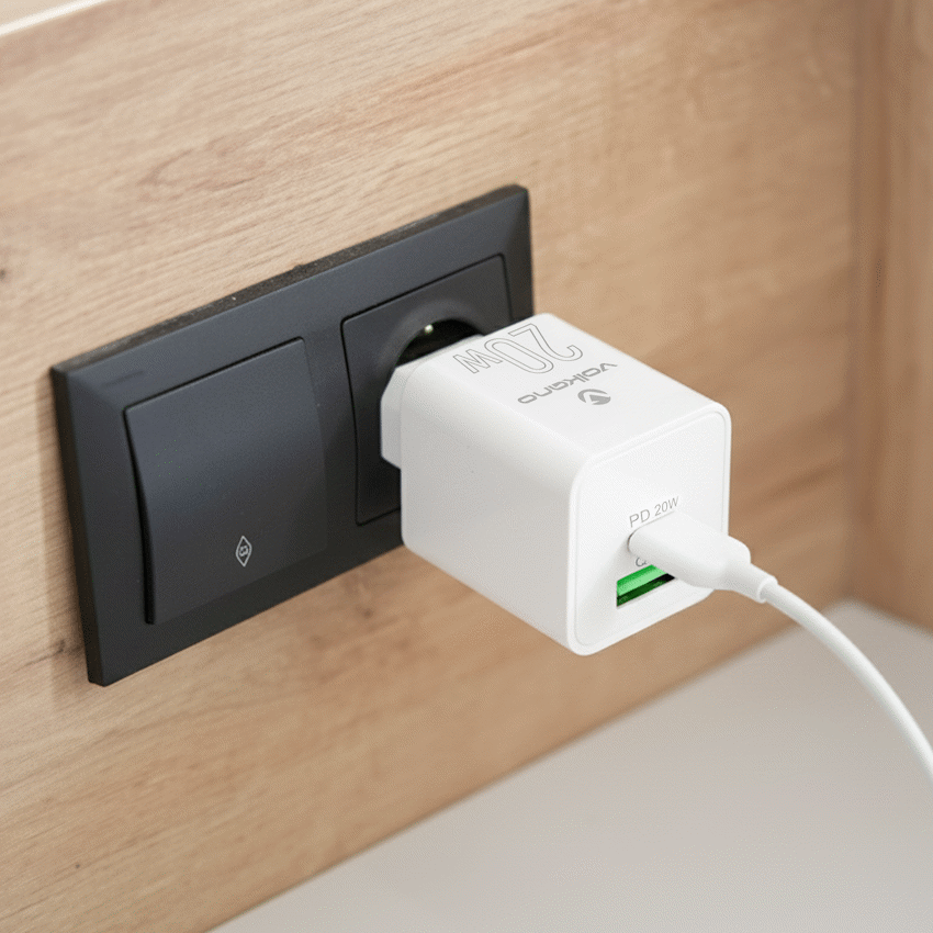 Volkano Dyna Duo 20w PD + QC 3.0 Wall Charger - Image 3