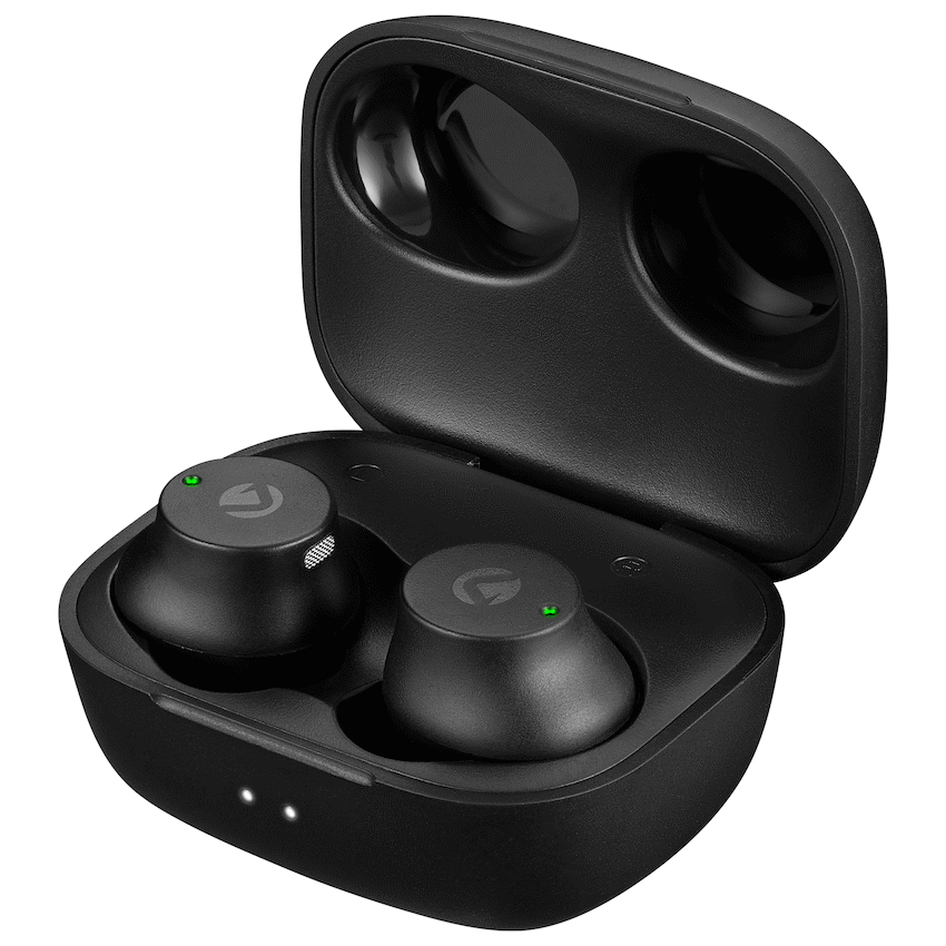 Volkano Taurus Series 2.0 True Wireless Earphones with Charging Case - Black - Image 12