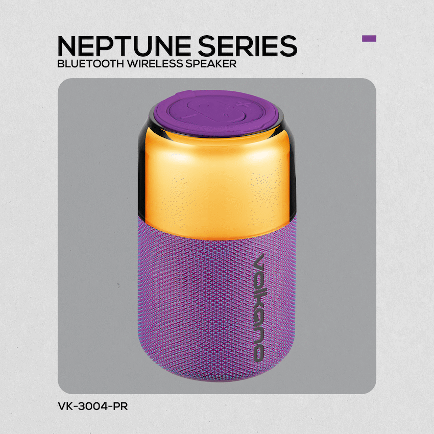 Volkano Neptune Bluetooth Wireless Speaker - Purple - Image 9