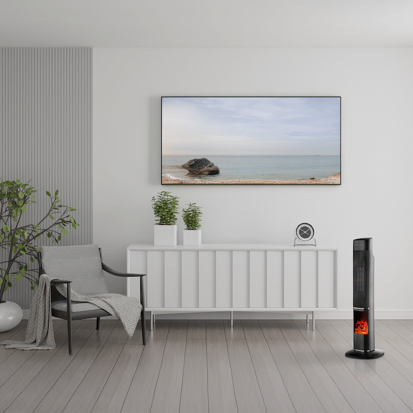 Boden Stark Fireplace Tower Heater - Image 9