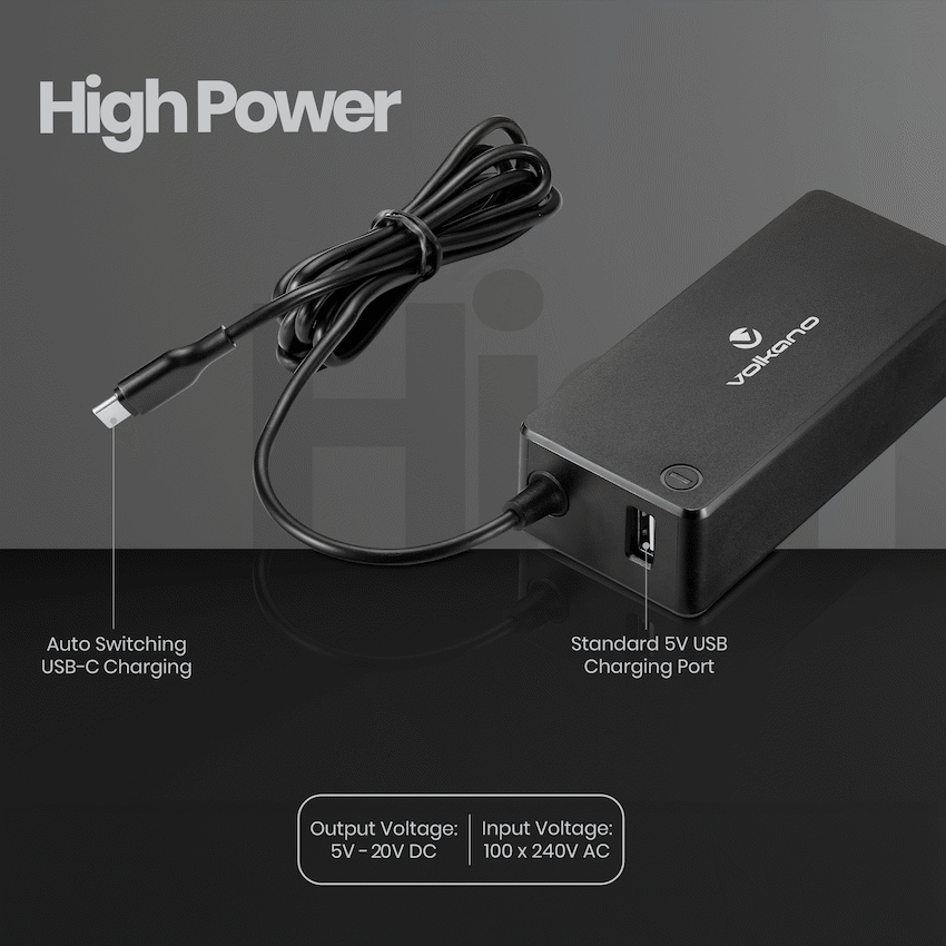 Volkano Brio Plus Series USB-C 65w Laptop Charger - Image 7