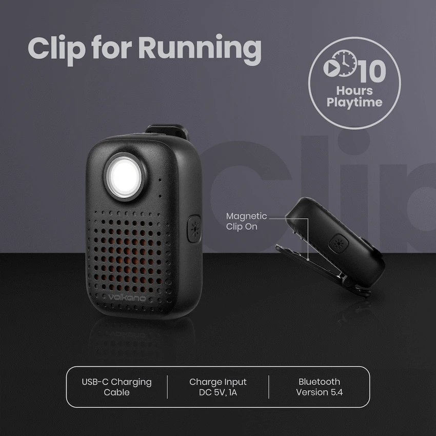 Volkano Flex Bluetooth Wireless Speaker - Black - Image 10