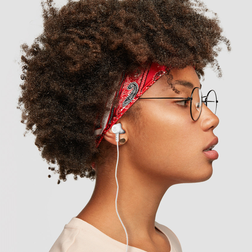 Volkano Earphones with Mic - Stannic Series - White - Image 9