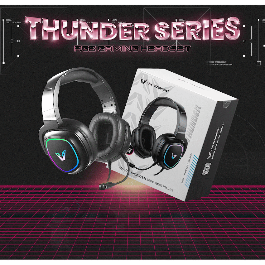 VX Gaming Thunder series Gaming Headset RGB - Image 5
