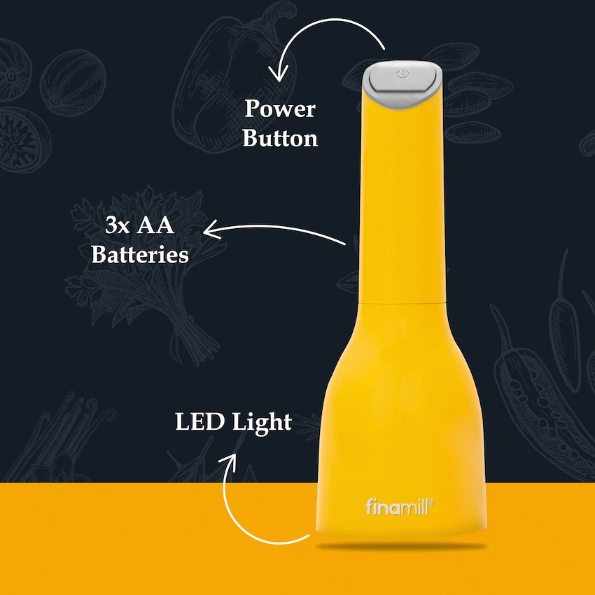 FinaMill Battery-Operated Grinder - Canary - Image 14