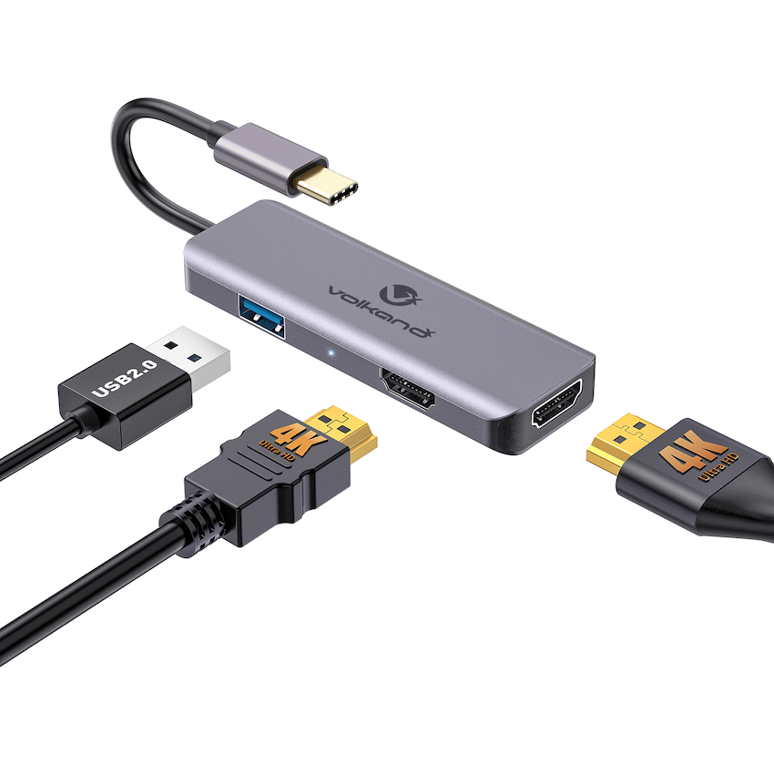 VolkanoX Core Duo HDMI Type-C to Dual HDMI Adaptor - Image 10