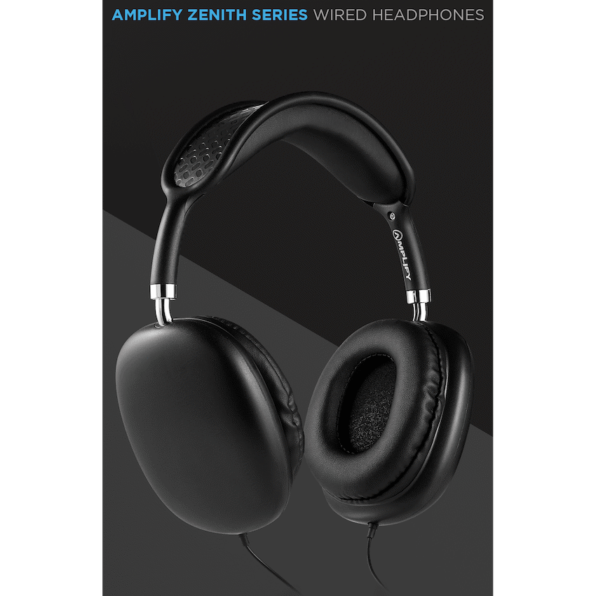 Amplify Zenith Series Aux Headphones - Black - Image 4