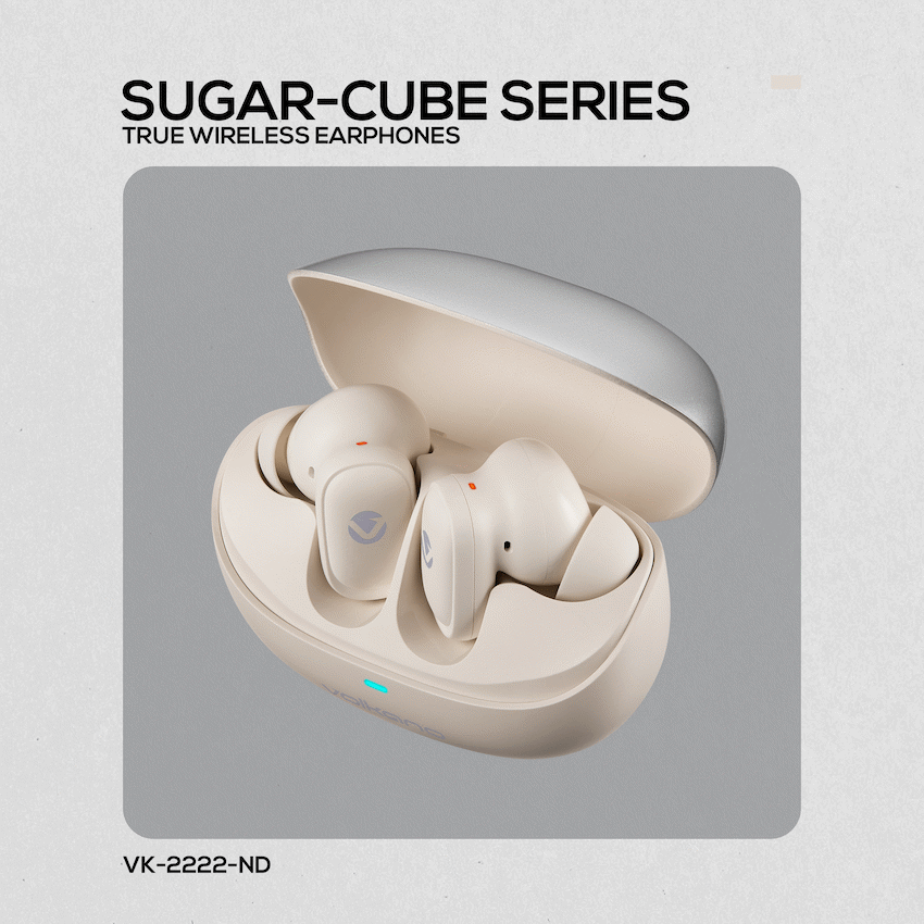 Volkano Sugar-Cube Active Noise-Cancelling True Wireless Earphones - Nude - Image 20