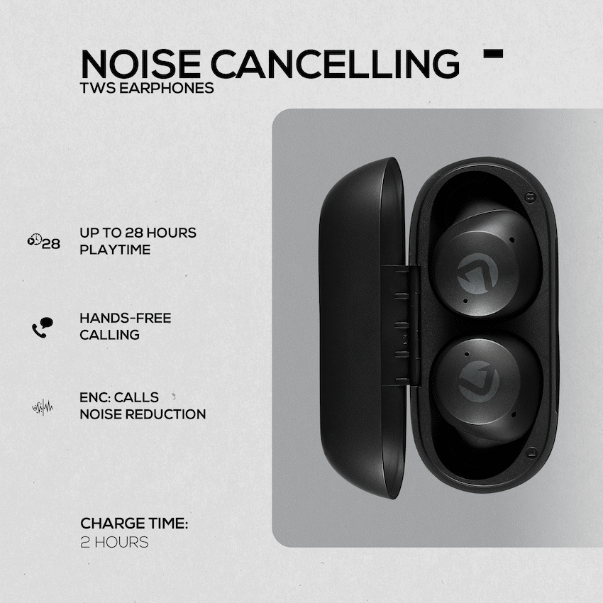 Volkano Pisces 2.0 Series TWS Earphones - Black - Image 19