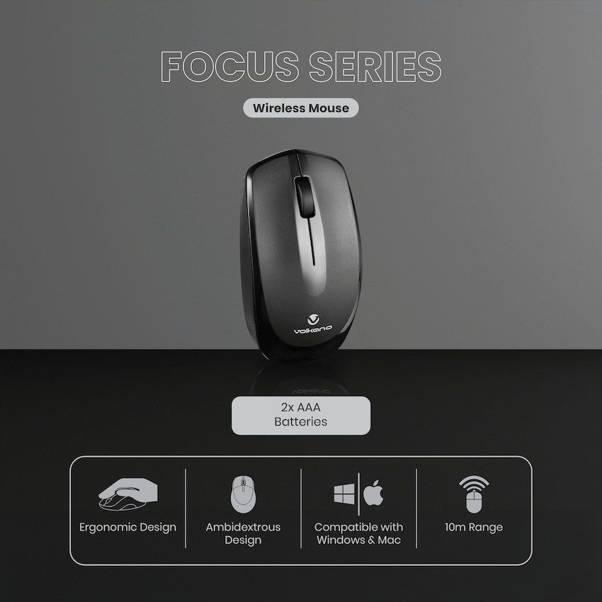 Volkano Focus Series Wireless Mouse - Image 2