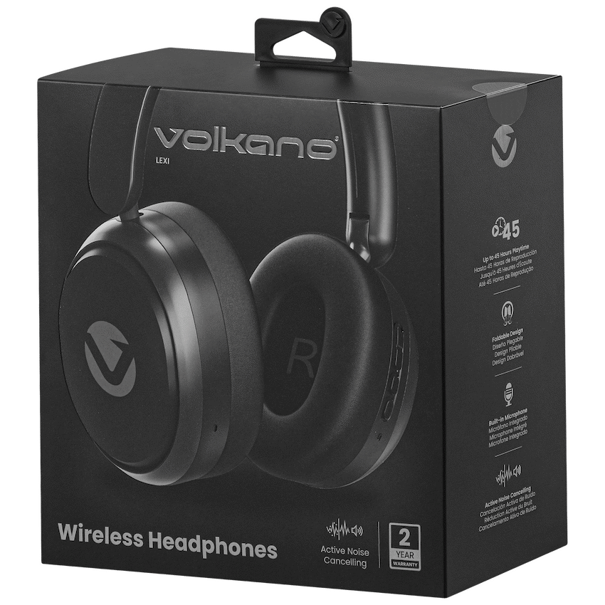 Volkano Lexi Bluetooth Headphone with ANC - Black - Image 13