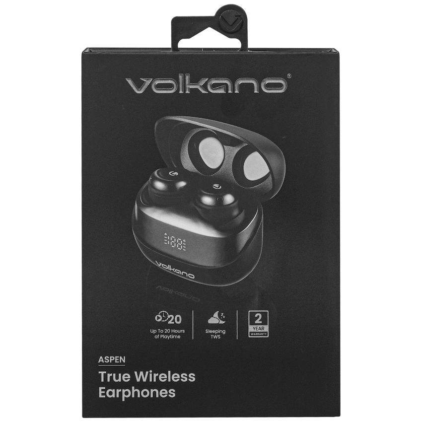 Volkano Aspen True Wireless Earphones - Black - Image 15