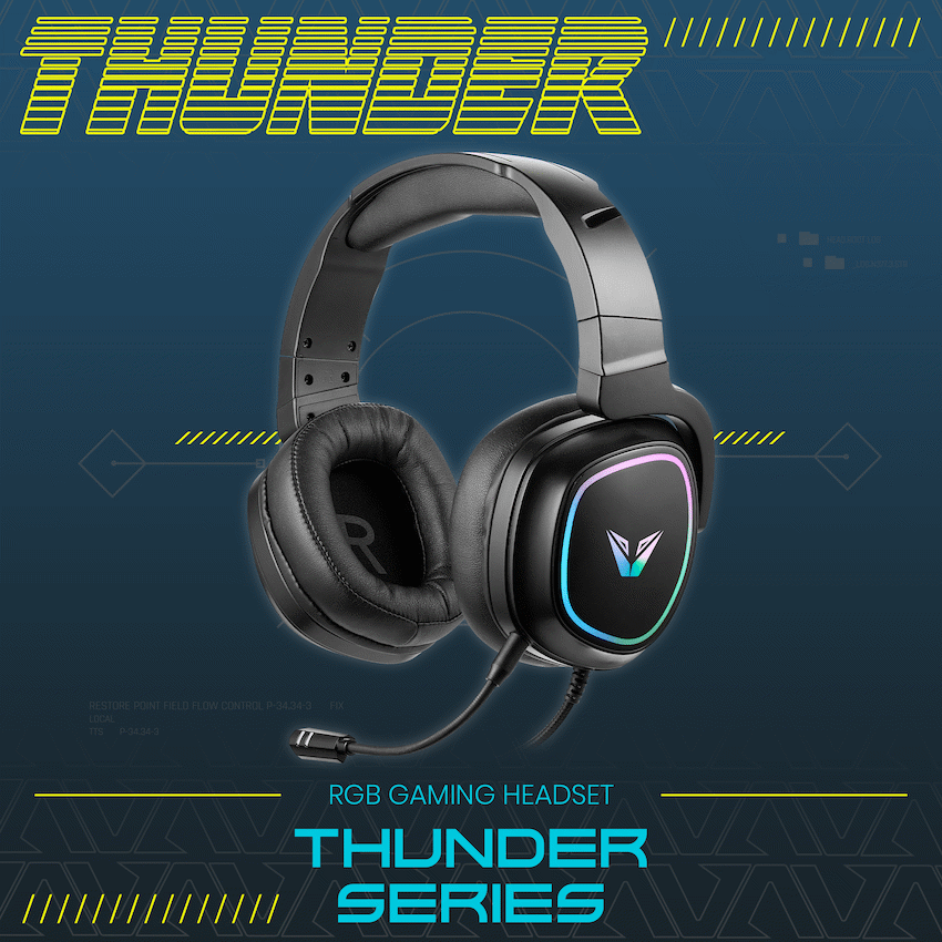VX Gaming Thunder series Gaming Headset RGB - Image 7