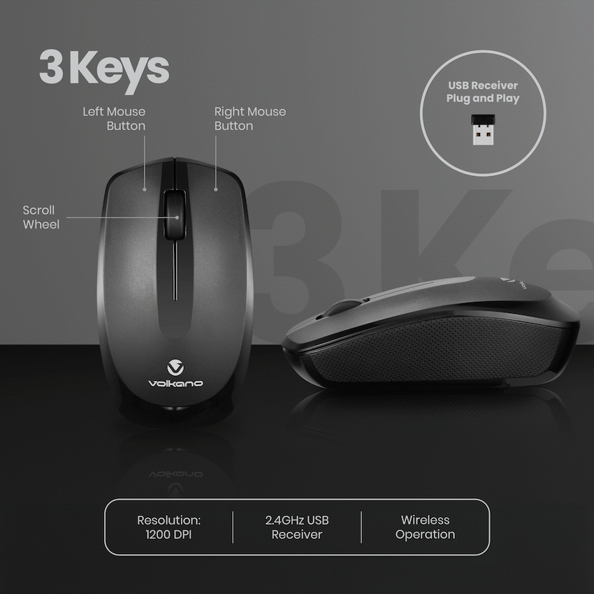 Volkano Focus Series Wireless Mouse - Image 5