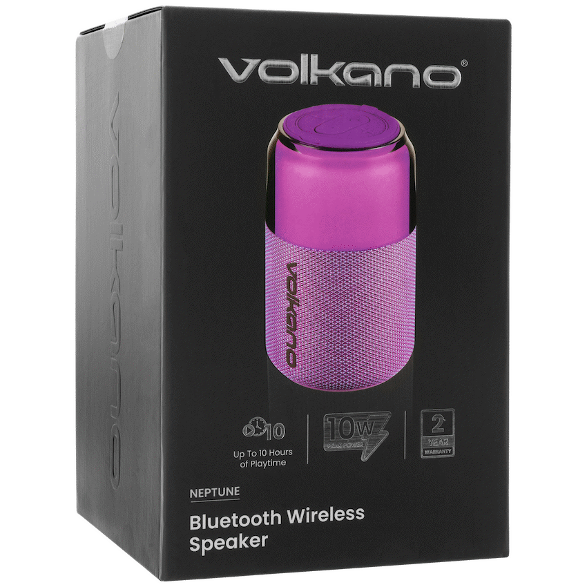 Volkano Neptune Bluetooth Wireless Speaker - Purple - Image 16