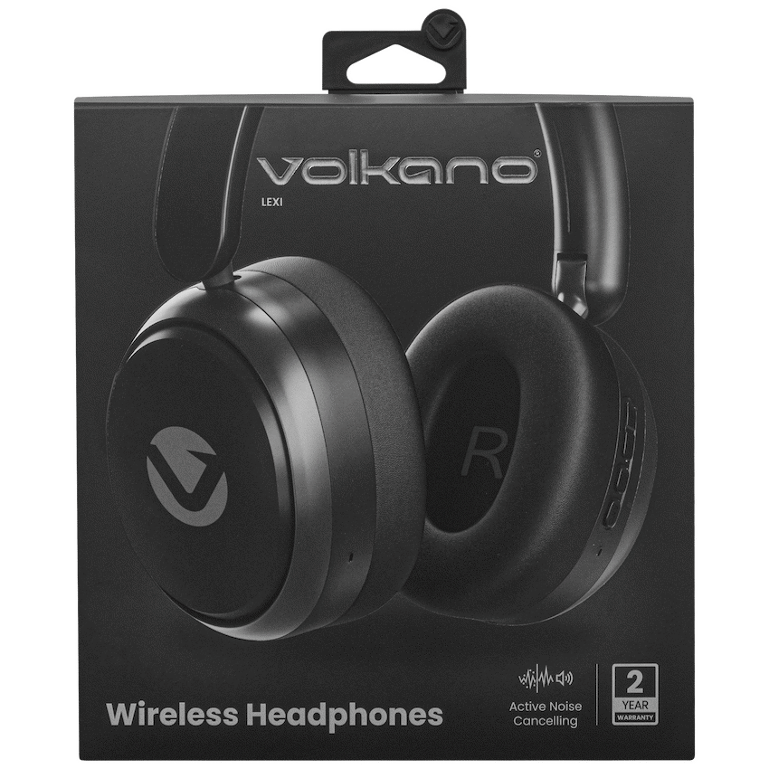 Volkano Lexi Bluetooth Headphone with ANC - Black - Image 14