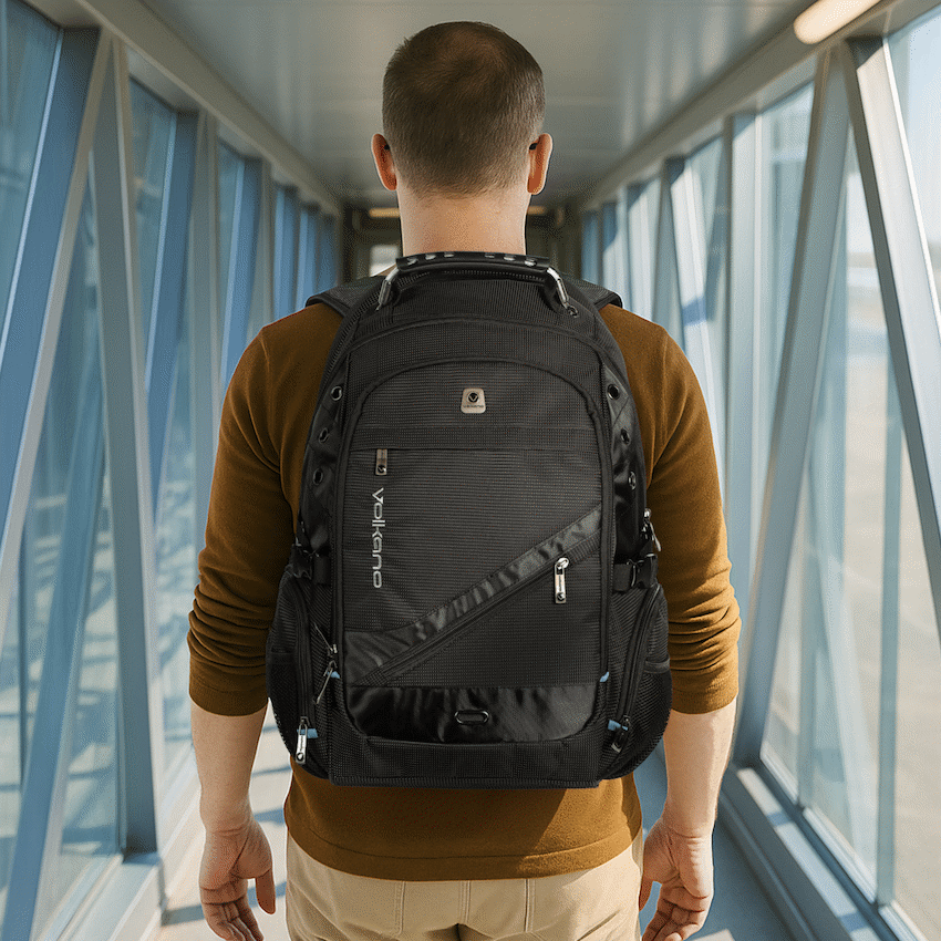 Volkano G-Unit Backpack - Black/Grey/Turquoise - Image 15