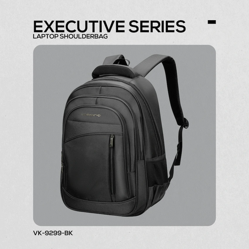 Volkano Spectre 15.6" Laptop Backpack - Black - Image 7