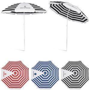 Serendipio Tanereef Stripe Beach Umbrella